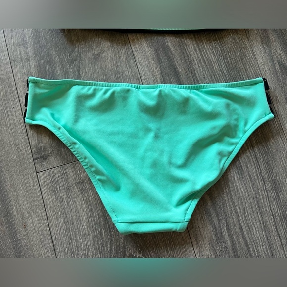 Seafolly Block Party Bikini Set in Rare Teal Color. Size 12 - Picture 11 of 12